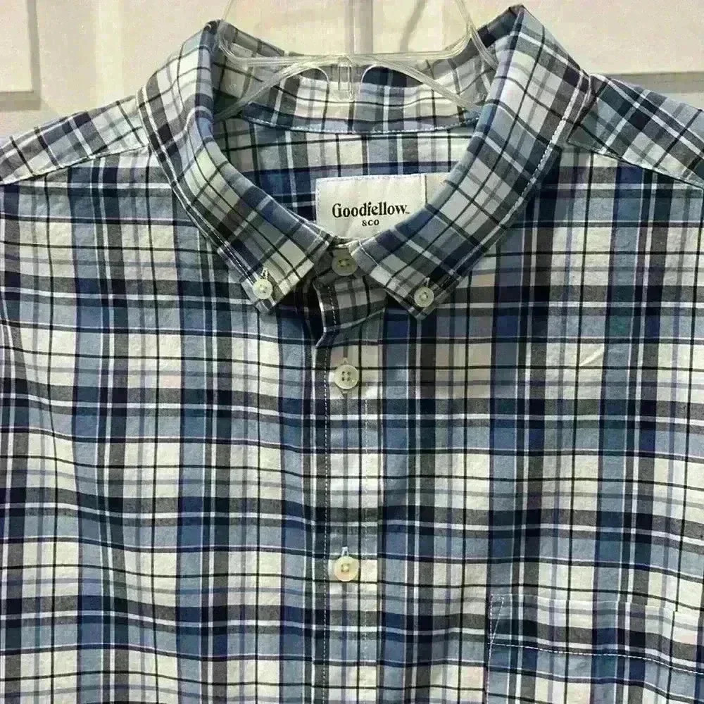 Goodfellow & Co, long sleeve plaid shirt. Size XL - Picture 1 of 4
